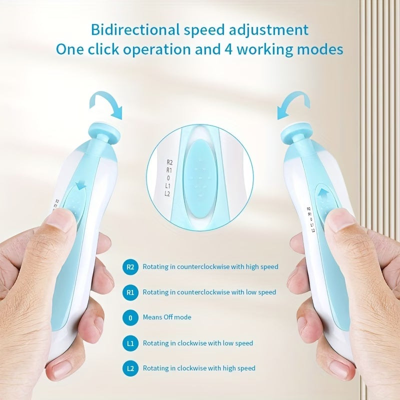Electric Foot Callus Remover with 6 Grinding Heads