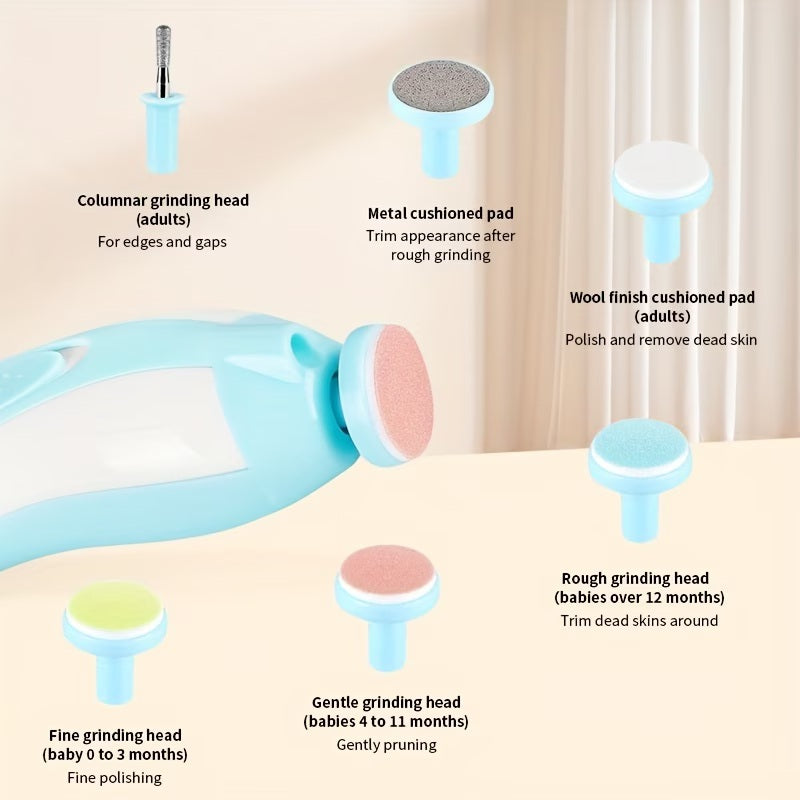 Electric Foot Callus Remover with 6 Grinding Heads