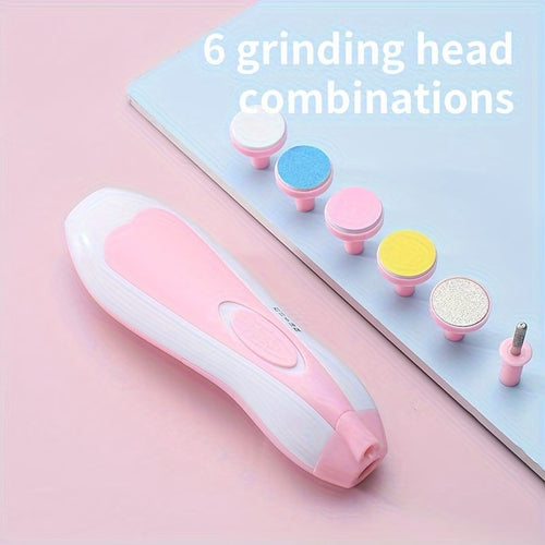 Electric Foot Callus Remover with 6 Grinding Heads